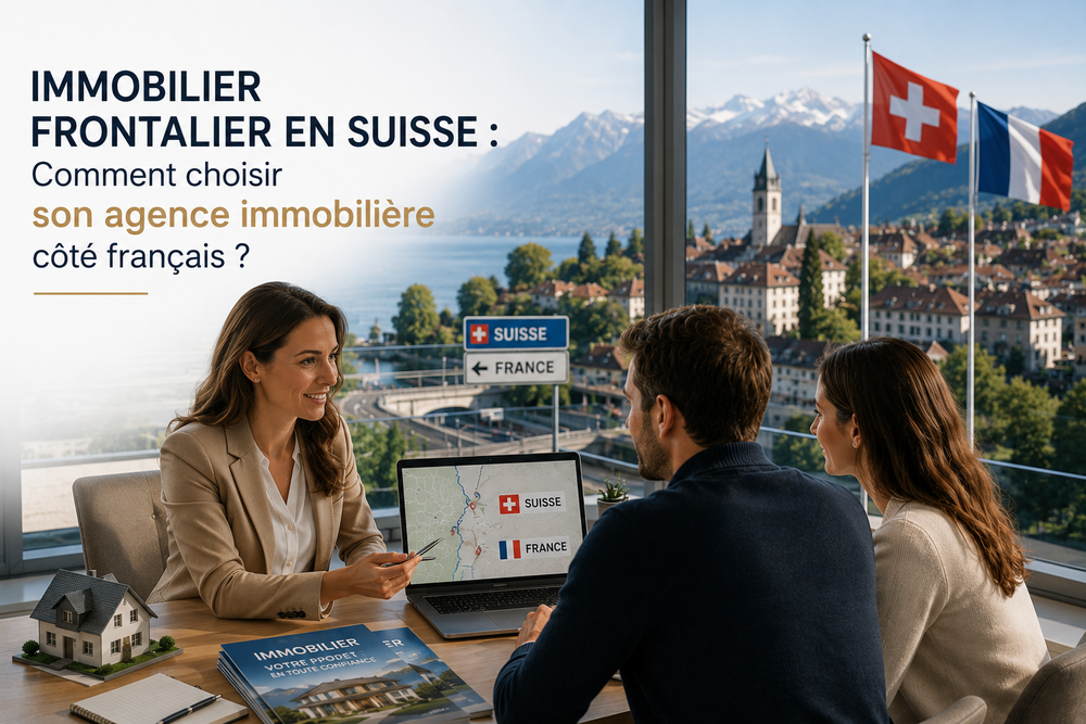 Immobilier frontalier en Suisse : logement côté français près de Genève