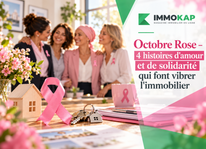 Don pour Octobre Rose : 4 histoires d'amour et de solidarité dans l'immobilier
