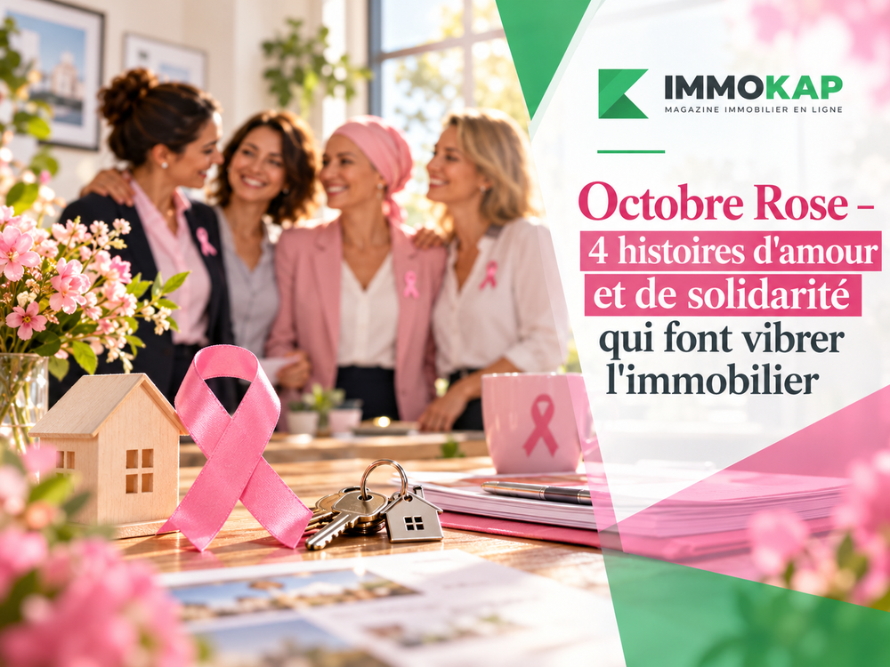 Don pour Octobre Rose : 4 histoires d'amour et de solidarité dans l'immobilier