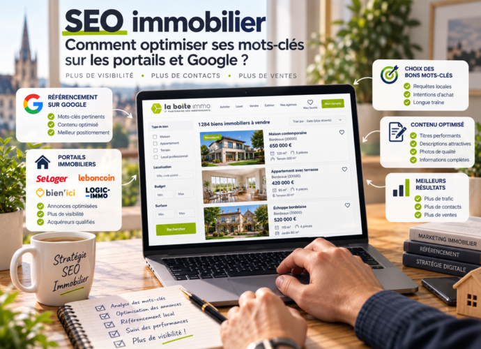 SEO immobilier pour améliorer la visibilité d’une agence immobilière