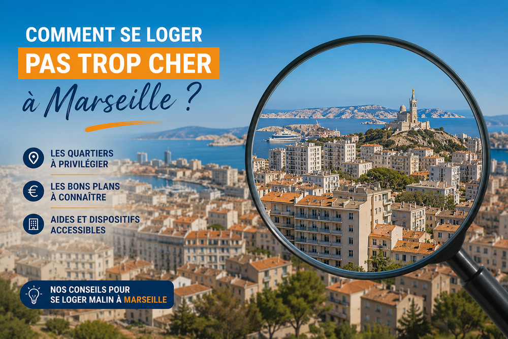 Logement à Marseille pas cher dans un quartier abordable de la cité phocéenne