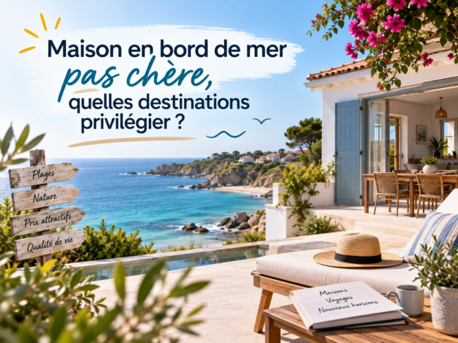 Vente de maison en bord de mer pas chère