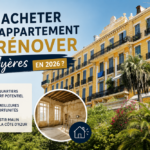 Appartement à rénover à Hyères avec fort potentiel de rénovation et d'aménagement.