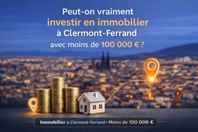Investir dans l'immobilier à Clermont-Ferrand avec moins de 100 000 euros