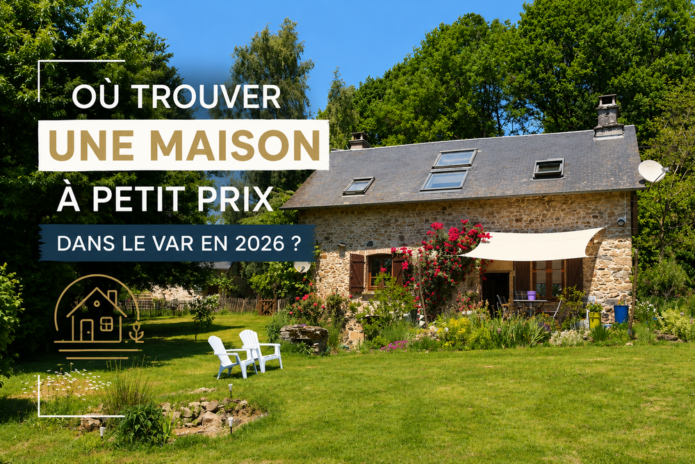 Maison à petit prix dans le Var avec jardin dans un environnement calme