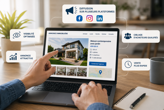 visibilité de l'annonce pour vendre pour vendre un bien rapidement